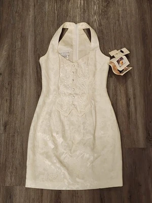 Jessica Mcclintock "JESS" NWT VTG Gunne Sax Strapless Wedding Dress Size 5/6 - Image 1 of 4