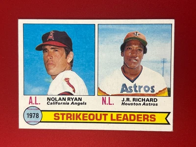 1979 Topps - League Leaders Nolan Ryan, J.R. Richard #6 - Image 1 of 4