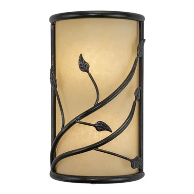Vaxcel - Vine 2-Light Wall Sconce in Rustic and Flush Style 15 Inches Tall and - Изображение 1 из 4