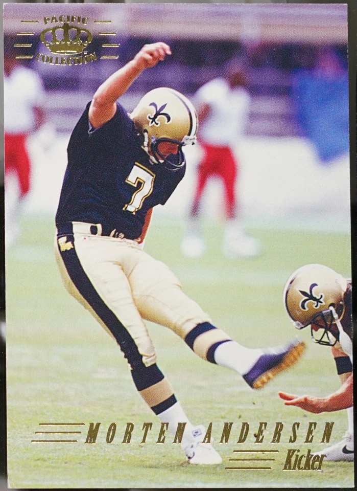 1994 Pacific Football Morten Andersen #225 NM - Image 1 of 1