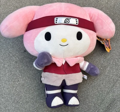 Sanrio: Hello Kitty x Naruto - 13" Medium Plush - Sakura - NWT Kidobot - Image 1 of 4