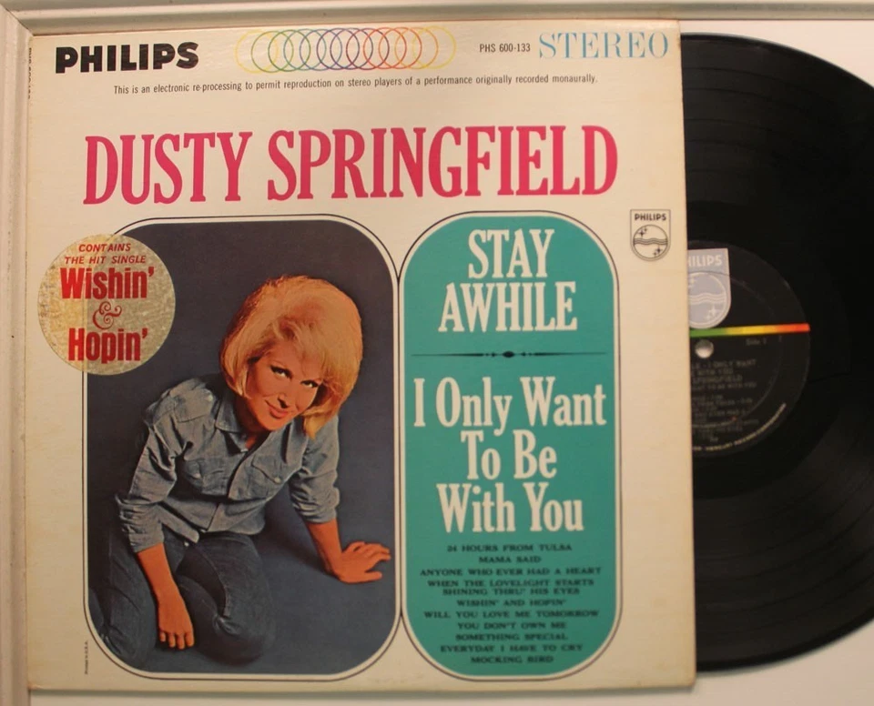 Dusty Springfield Lp Stay Awhile On Philips - Vg+ To Vg - Image 1 of 1