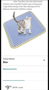 30 x 30 cm Katzenstreu Matte - Bild 1 von 1