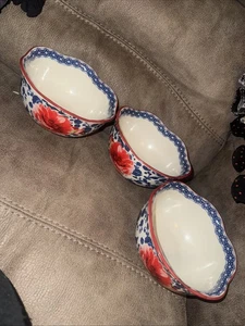 Pioneer Woman HeritageFloral Suppe Müslischale 3er Set und ein Teller - Bild 1 von 8