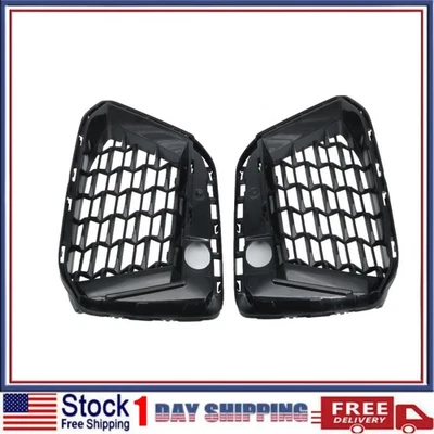 Front Bumper Face Bar Grilles Driver Passenger Side For 2021- 23 BMW 540i Sedan - Image 1 of 4