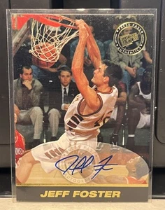 1999 Press Pass Authentics Autographs #14 Jeff Foster Indiana Pacers 🏀 Card - Bild 1 von 2