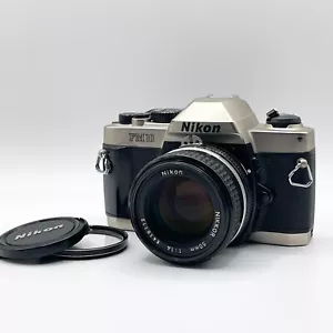 Nikon FM10 35mm SLR Film Camera w/Ai-s Ais 50mm f/1.4 Lens from Japan - Picture 1 of 17