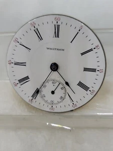 Movimiento Reloj Bolsillo Caja Hunter WALTHAM 1907 - 17 J-18 S! ¡Para Reparación! - Imagen 1 de 2