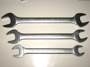 NEW 3-piece 11/16" thru 1" Open End Wrench Set, USA, by CHALLENGER - Picture 1 of 1