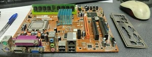 Abit I-45CV Micro ATX Socket 775 MotherBoard 945GC Express w/E2180 CPU, 1GB, I/O - Picture 1 of 1