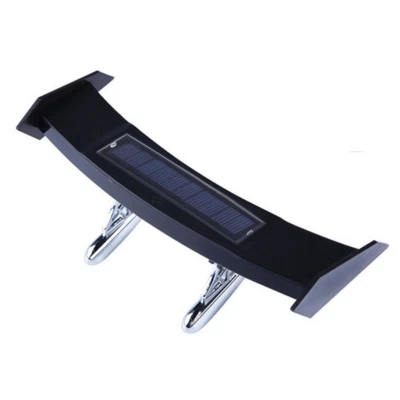 Solar Car Tail Light LED Rear Spoiler Flashing Warning Mini W/Smart Sensor 12V - Image 1 of 4
