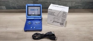 Gameboy Advance SP AGS-001 Kyogre Pokémon Reshell Custom shell & New Battery - Picture 1 of 3