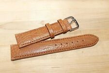 PREMIUM GERMANY MADE REDDISH TAN BROWN COLOR LEATHER WATCH BAND STRAP 18MM 20MM