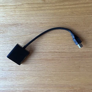 USB 3.0 (A) Male To VGA Female Converter Adapter Dongle 10" Replacement Cord - Photo 1/5