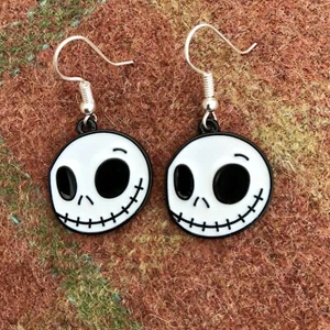 Halloween ๐ Nightmare Before Christmas Earrings. Jack Skellington. Gift. - Picture 1 of 3