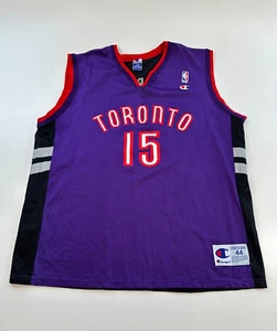 Vintage Toronto Raptors Vince Carter Champion NBA Basketball Trikot 44 Large EUC - Bild 1 von 10