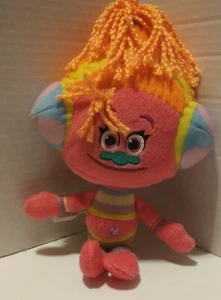 Hasbro Dreamworks 2015 Trolls DJ Suki Peluche Bambola 10" Rosa Arancione - Foto 1 di 7