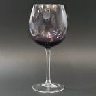 Waterford Marquis Crystal PURPLE POLKA DOT All Purpose Wine Glass 8 5/8