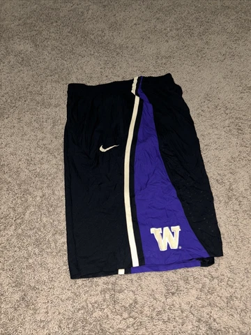Nike Washington Huskies Elite Basketball Shorts Black Mens Size Medium Cover