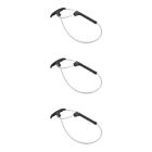  3 PCS Sheep Catcher Pig Catchers with Handle Livestock Stainless Steel Tool