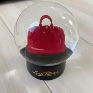 LOUIS VUITTON Snow Globe Dome Object Alma Novelty Ornament Limited Used red - Picture 1 of 4