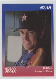 1989 Star Nolan Ryan Blue/Pink Nolan Ryan #10 HOF