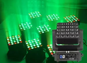 25x12W LED Matrix moving light Beam wash 5X5 Panel moving head lighting show TV - Picture 1 of 6
