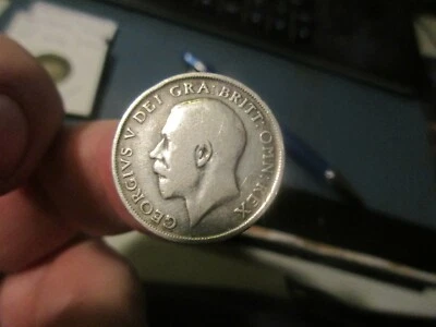 Britain - 1914 Sterling Silver Shilling - George V - Image 1 of 2