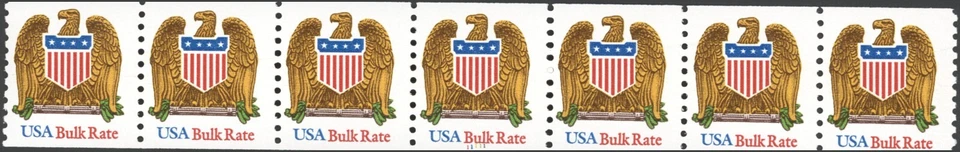 1993 US Scott# 2603, USA Bulk Rate (10c) Eagle & Shield PNC7, Plate# 11111 MNH - Image 1 of 1