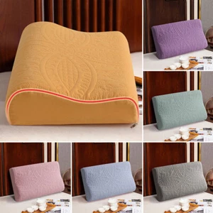 Comfortable Zippered Pillowcase Washable Latex Memory Foam Pillow Cover Case x1 - Picture 1 of 22