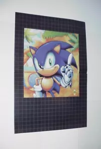 Sonic the Hedgehog Poster #23 Sonic Genesis in the Labyrith Zone Movie 2 Sega - Picture 1 of 3