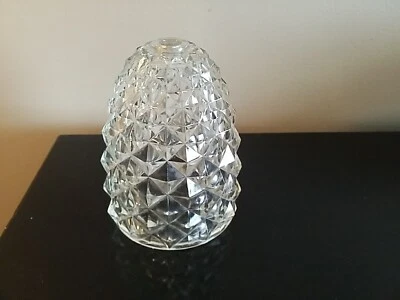 Винтажный бриллиант огранки прозрачное стекло подвеска настольная лампа абажур прокладка небольшое отверстие - Изображение 1 из 4