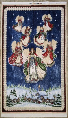 Tela de Navidad Angels On High Panel Shelly Rasche Foto 1 de 2