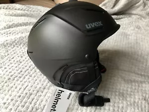 uvex Unisex P1us 2.0 Black Met Mat. Ski Helmet. 52-55cm. - Picture 1 of 9