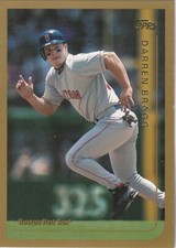 FREE SHIPPING-MINT-1999 Topps Darren Bragg #92 RED SOX