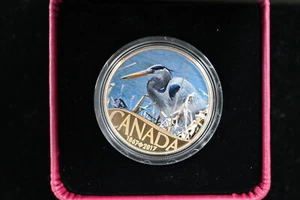 2017 Canada. 10 Dollars. "Great Blue Heron". - Foto 1 di 1
