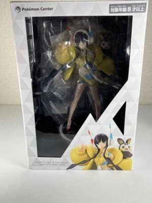 Pokemon Elesa & Emolga 1/8 PVC Figure Kamitsure Emonga Kotobukiya w/BOX 2020 - Image 1 of 4
