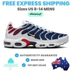 Nike Air Max Plus TN PSG White Red Navy Size US 7-14 Mens ✅ BRAND NEW SHOES - Picture 1 of 10