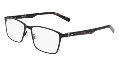 New Nautica N-7323 005 Matte Black Eyeglasses with Dark Havana Temples 57/17/145 - Image 1 of 3