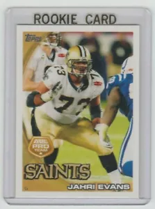JAHRI EVANS 2010 Topps Football RC #319 SOLO CARTA ROOKIE Future HOF Bloomsburg - Foto 1 di 1
