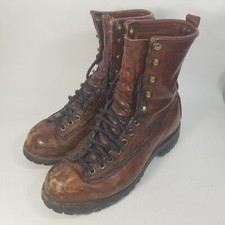 VINTAGE DANNER 7269 MENS BROWN LEATHER MOUNTAINEERING HIKING BOOT SIZE 6 EE