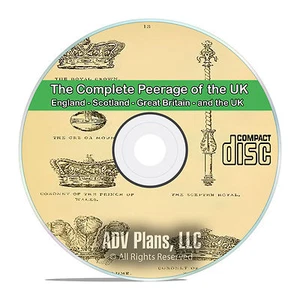 The Complete Peerage of England, Scotland, Ireland, UK 17 Volumes on CD V84 - Photo 1 sur 1
