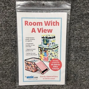 Room With A View By Annie Storage Bin With Window Pattern New - Picture 1 of 5