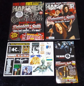 Metal Hammer Magazine #178 May 2008 with 2 CD's + Iron Maiden Sticker Sheet - Picture 1 of 3