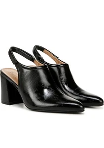 Stivaletti nuovi Naturalizer donna Prompt neri slingback shooties punta taglia 7 - Foto 1 di 11
