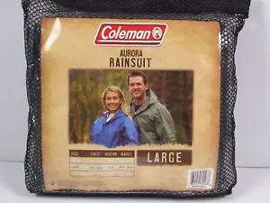 Coleman Adult Unisex Rain Suit Large Chest 40-42" Waist 38-40" Camping Fishing - Picture 1 of 4