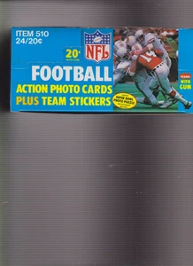 LEERKARTON FLEER FOOTBALL 1979 - Bild 1 von 1