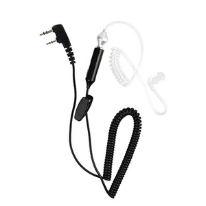 Two Earpiece rophone Acoustic Tube Transparent Headsets - Zdjęcie 1 z 5