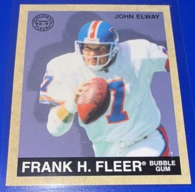 JOHN ELWAY 1996-1997 GOUDEY FLEER #15 FRANK H. FLEER BUBBLE GUM SERIES NFL 🏈 - Image 1 of 2