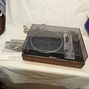 Tocadiscos Sansui SR-2020BC transmisión por correa - Vintage años 70 - Hecho en Japón - Imagen 1 de 19